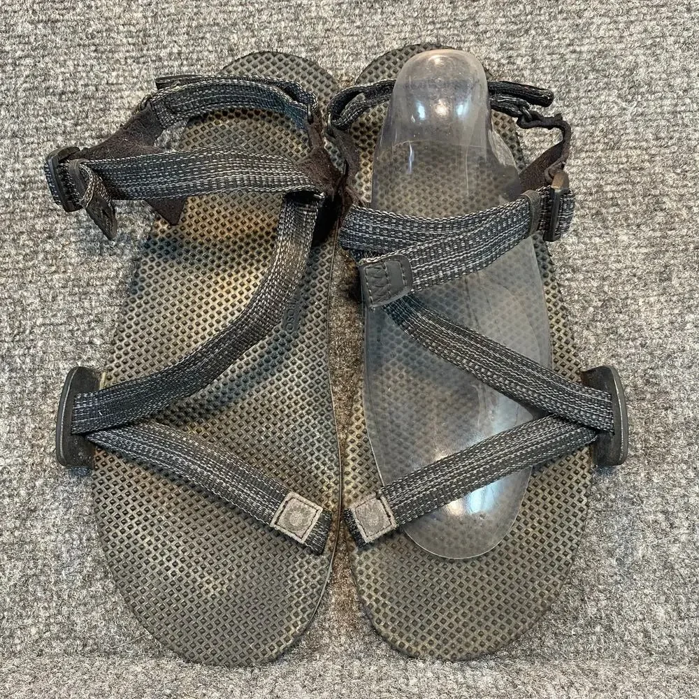 Xero Shoes Z-Trek Womens Size 10 Black Minimalist Barefoot Hiking Sport Sandals
